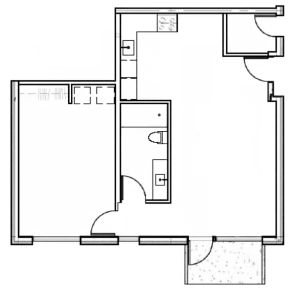 Floor Plans of Edison Apartments in Gresham, OR